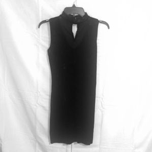 Black velvet tight dress